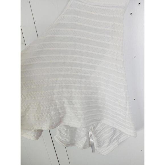 Free People Top Womens XS Beach Tie Back High Neck Halter Boho Hippie Cotton - Picture 3 of 9